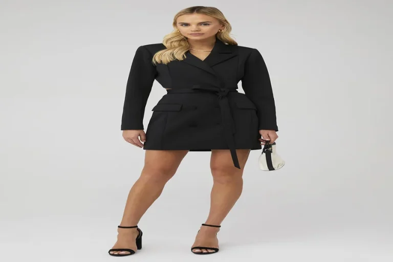 Good American Scuba Blazer Dress Style That Defines Power and Grace
